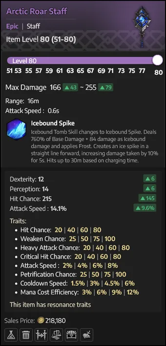 Arctic Roar Staff — Cajado